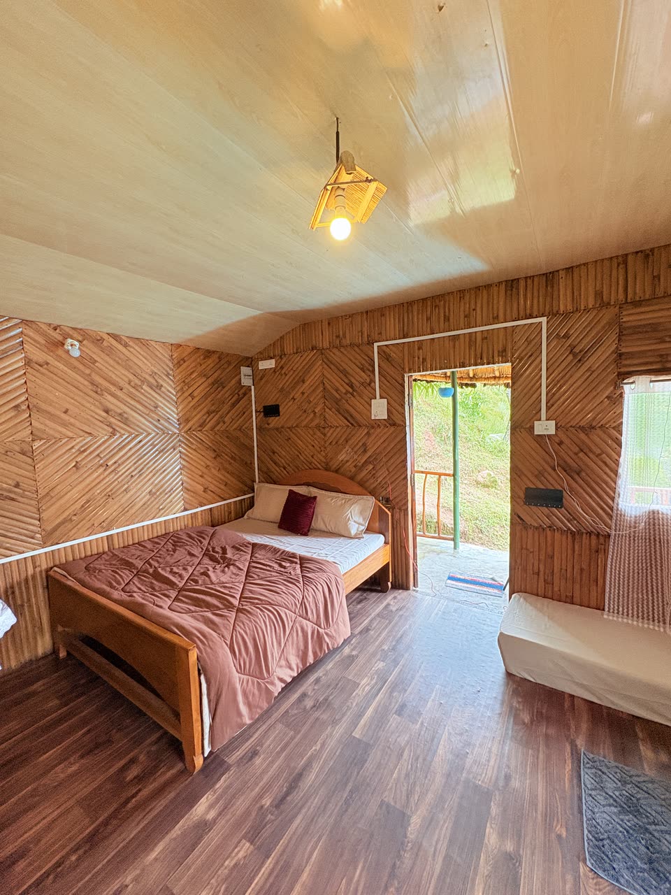 Second view of the timber bedroom